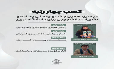 اختتامیه سیزدهمین جشنواره ملی رسانه و نشریات دانشجویی